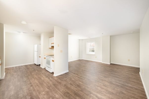 Empty room, Interior, Kitchen, Wood Texture Flooring
