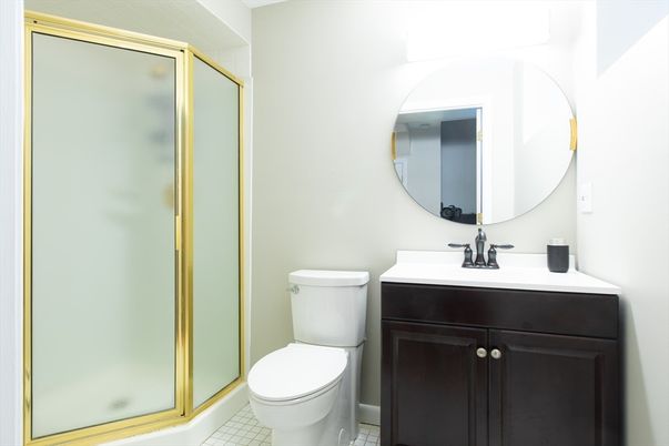 Bathroom, Glass Shower, Interior