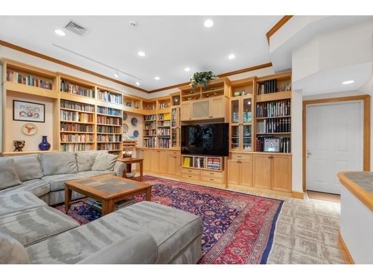 Interior, Living room, Recessed Lighting