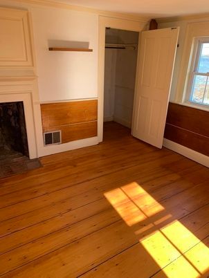Fireplace, Interior, Wood Texture Flooring