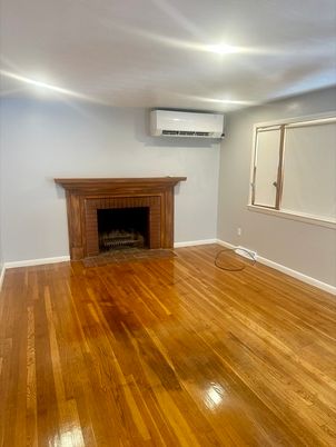 Empty room, Fireplace, Interior, Wood Texture Flooring