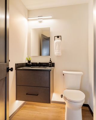 Bathroom, Interior, Wood Texture Flooring