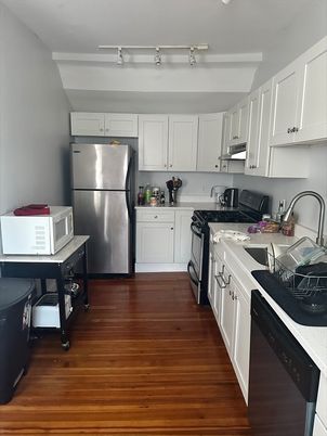 Interior, Kitchen, Wood Texture Flooring
