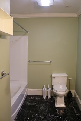 Bathroom, Interior, Marble, Recessed Lighting