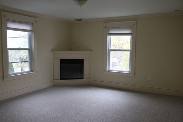 Empty room, Fireplace, Interior