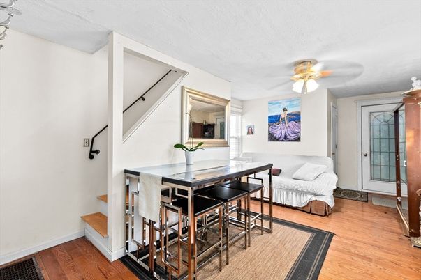 Dining room, Interior, Wood Texture Flooring