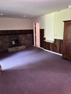 Empty room, Fireplace, Interior