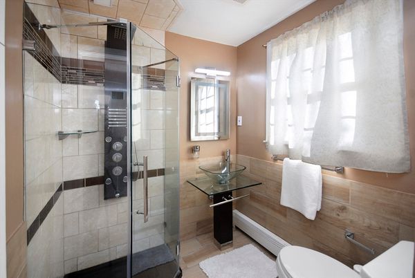 Bathroom, Glass Shower, Interior