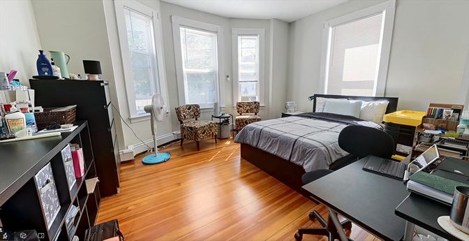 Bedroom, Home Office, Interior, Wood Texture Flooring