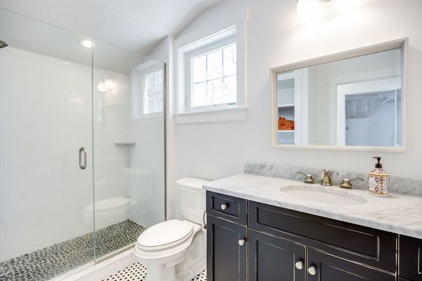 Bathroom, Glass Shower, Interior