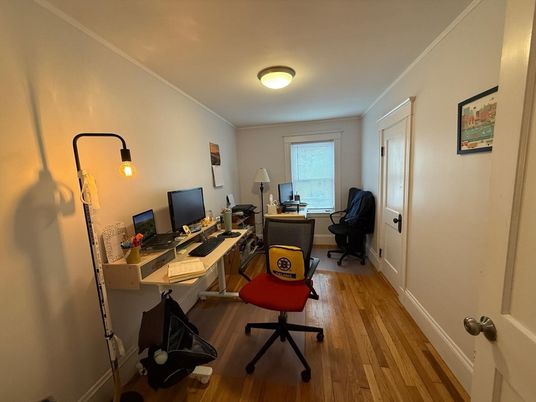 Home Office, Interior, Wood Texture Flooring