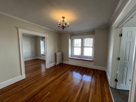 Chandelier, Empty room, Interior, Wood Texture Flooring