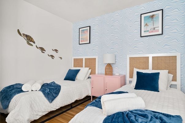 Bedroom, Interior, Wood Texture Flooring