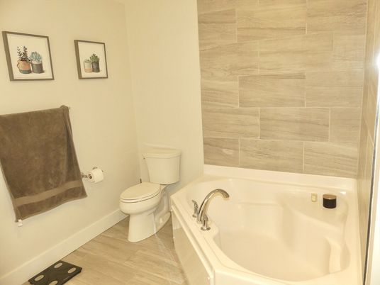 Bathroom, Interior, Wood Texture Flooring