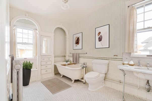 Bathroom, Dual Sink Vanities, Free Standing Baths, Interior