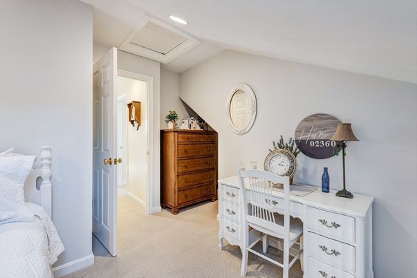 Home Office, Interior, Recessed Lighting