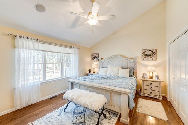 Bedroom, Interior, Wood Texture Flooring