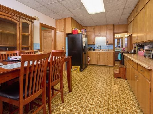 Dining room, Interior, Kitchen