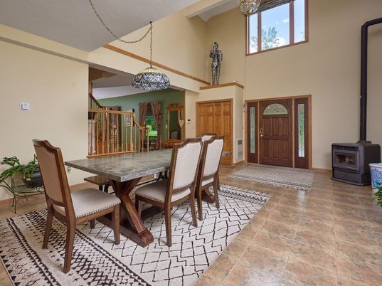 Dining room, Interior, Pendant Lights