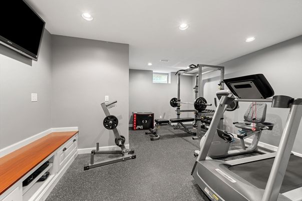 Fitness Equipment, Interior, Recessed Lighting