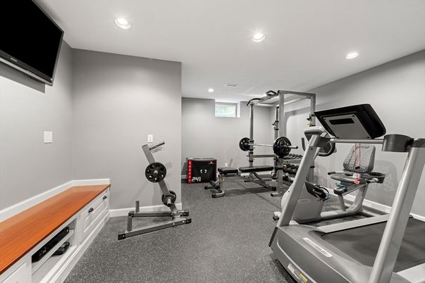 Fitness Equipment, Interior, Recessed Lighting