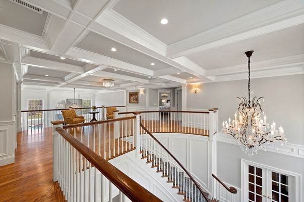 Chandelier, Interior, Recessed Lighting, Wood Texture Flooring