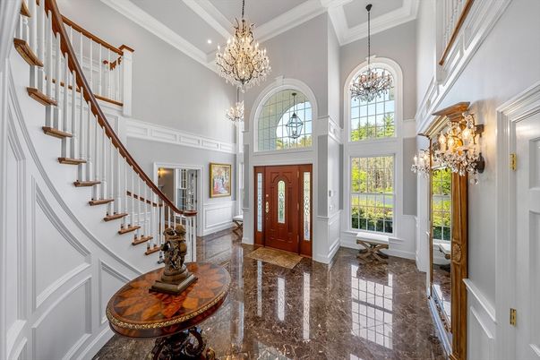 Chandelier, Interior, Recessed Lighting