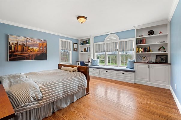 Bedroom, Interior, Wood Texture Flooring