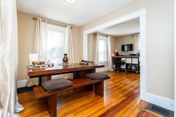 Home Office, Interior, Wood Texture Flooring