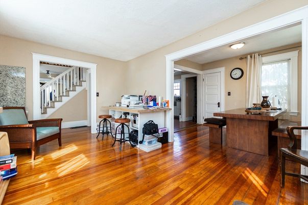 Home Office, Interior, Wood Texture Flooring