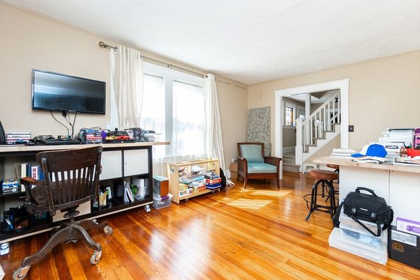 Home Office, Interior, Wood Texture Flooring