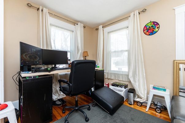 Home Office, Interior, Wood Texture Flooring