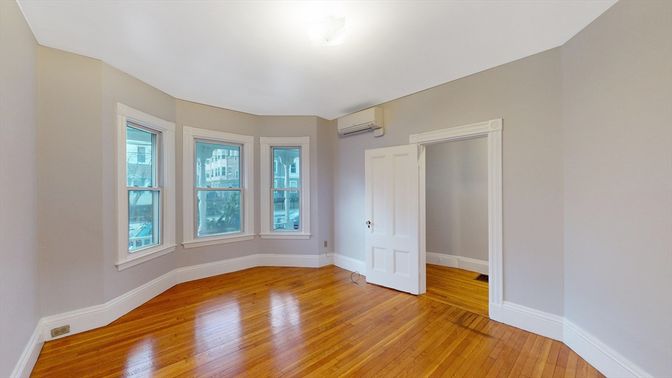 Empty room, Interior, Wood Texture Flooring
