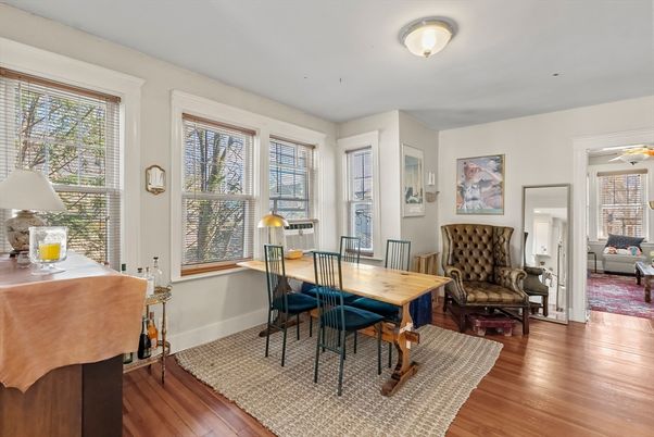 Dining room, Interior, Wood Texture Flooring