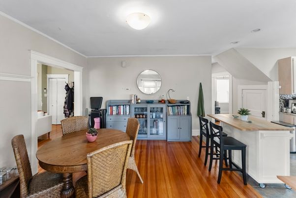 Dining room, Interior, Wood Texture Flooring