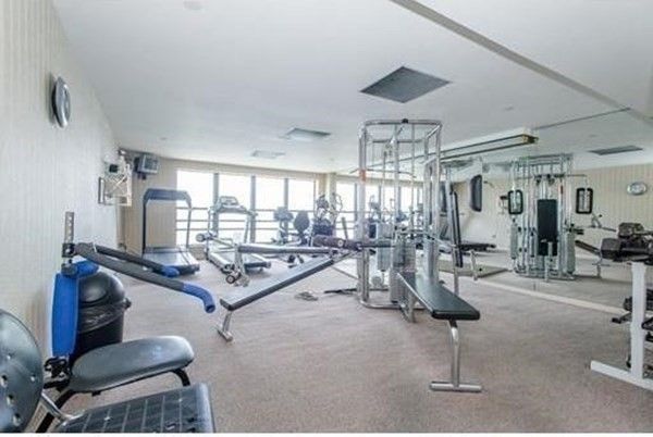 Fitness Equipment, Gym, Interior, Recessed Lighting
