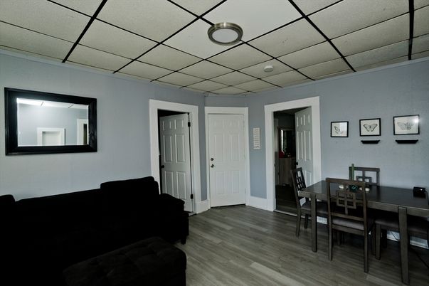 Dining room, Interior, Wood Texture Flooring