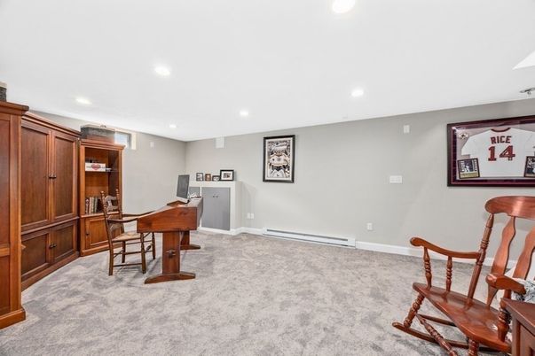 Home Office, Interior, Recessed Lighting