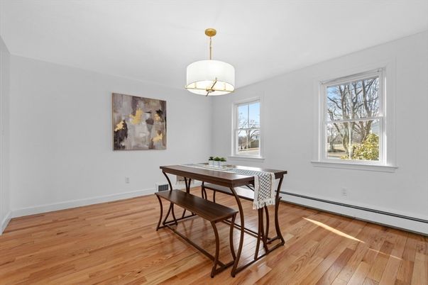 Dining room, Interior, Wood Texture Flooring