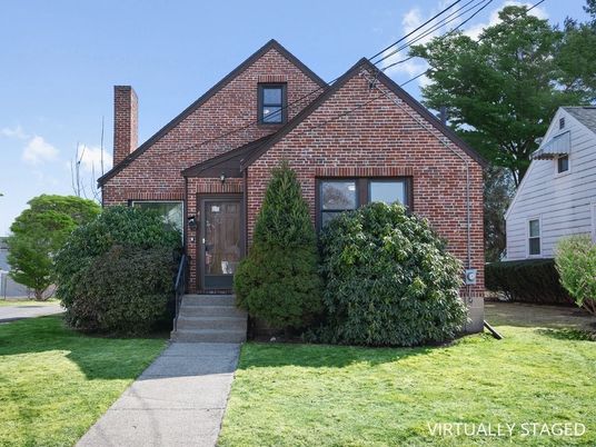 Exterior, Facade, Brick Facade, Tudor Revival