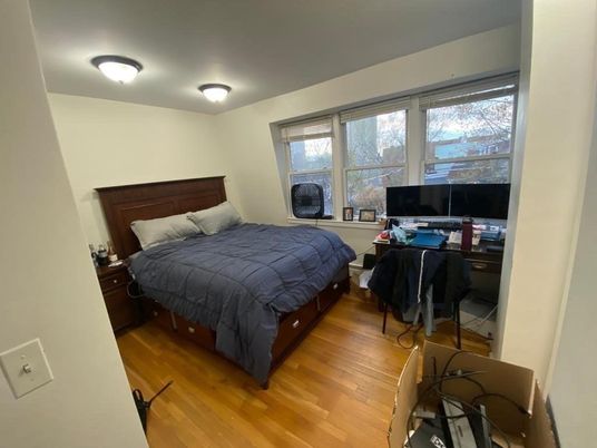 Bedroom, Home Office, Interior, Wood Texture Flooring