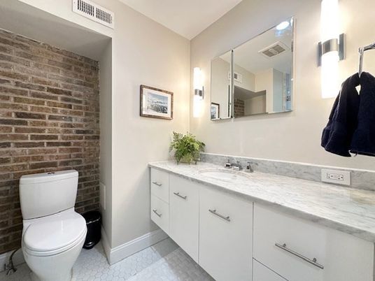 Bathroom, Interior, Stone Walls