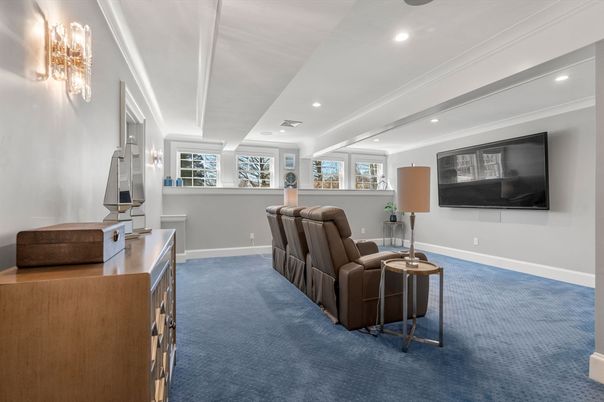 Interior, Living room, Recessed Lighting