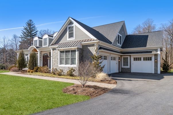 Attached, Exterior, Facade, Farmhouse