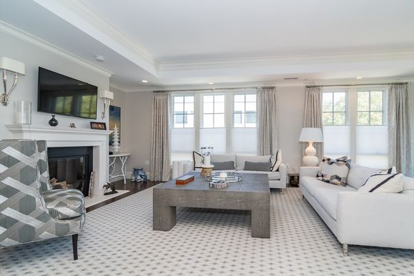 Fireplace, Interior, Living room, Recessed Lighting
