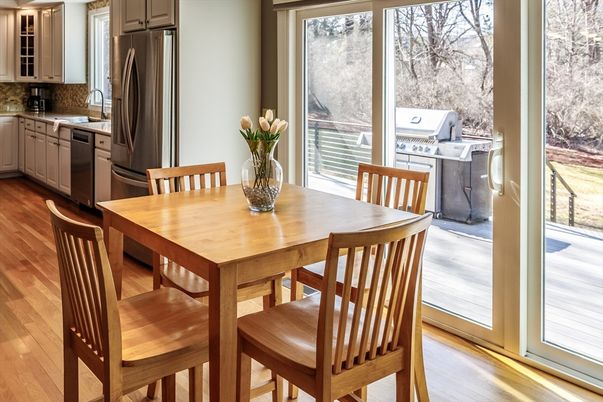 Dining room, Interior, Kitchen, Wood Texture Flooring