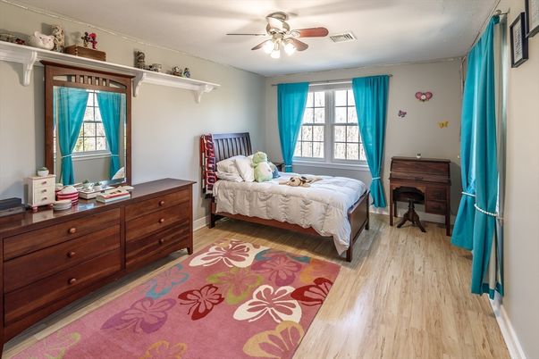 Bedroom, Interior, Wood Texture Flooring