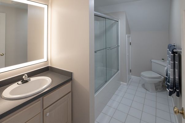 Bathroom, Glass Shower, Interior