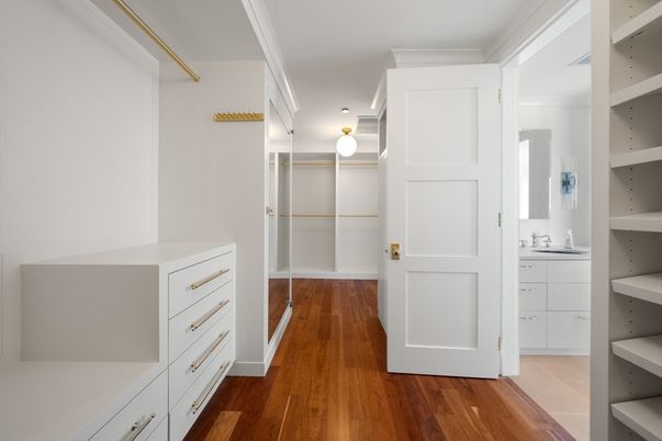 Interior, Walk-in Closets, Wood Texture Flooring