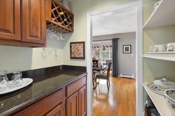 Dining room, Interior, Wood Texture Flooring